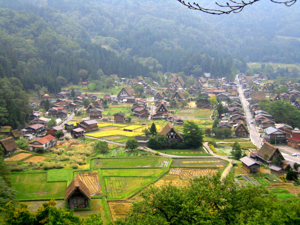 Takayama. Hida Folk Village.